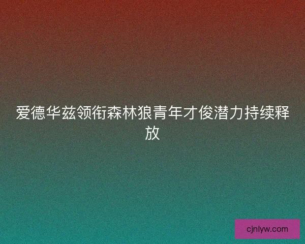 爱德华兹领衔森林狼青年才俊潜力持续释放
